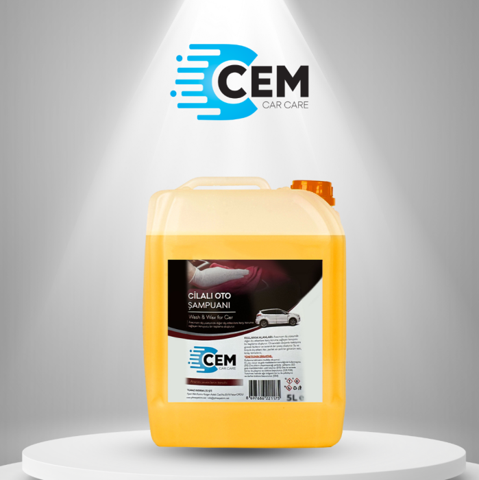 CEM CAR CARE Cilalı Oto Şampuan 5 LT