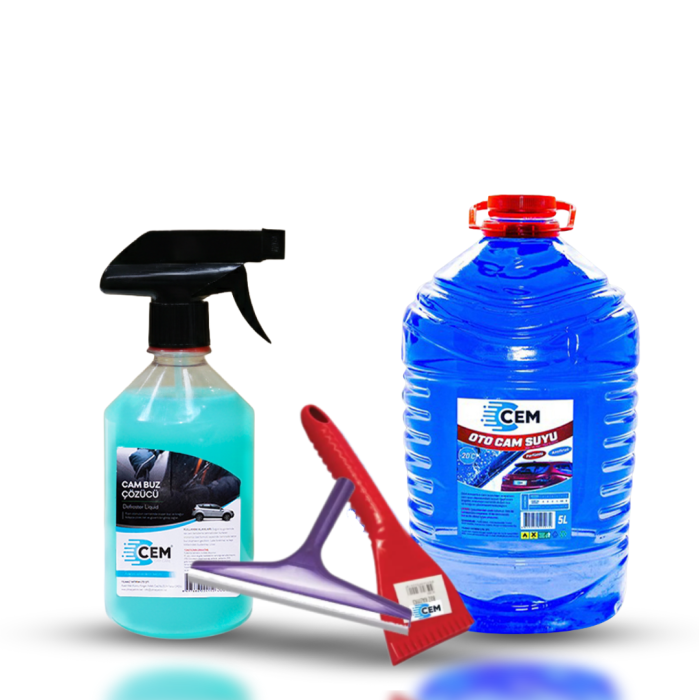 CEM CAR CARE 4lü Kışlık Bakım Seti
