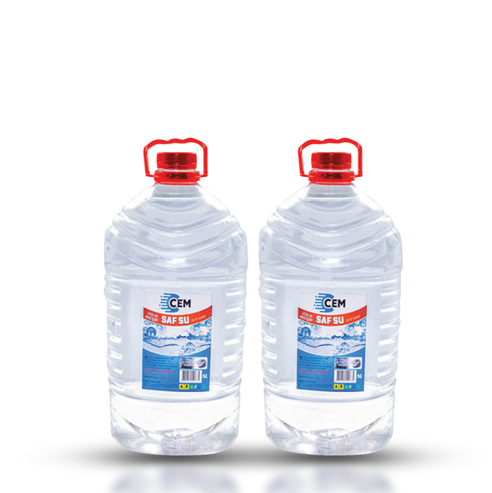 CEM CAR CARE Saf Su Ütü ve Akü Suyu 5 LT 2Li Avantaj Paket