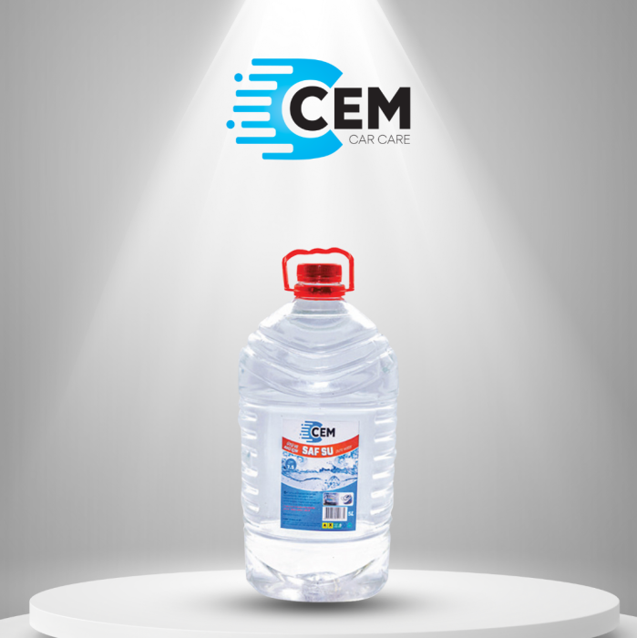 CEM CAR CARE Saf Su Ütü ve Akü Suyu 5 LT