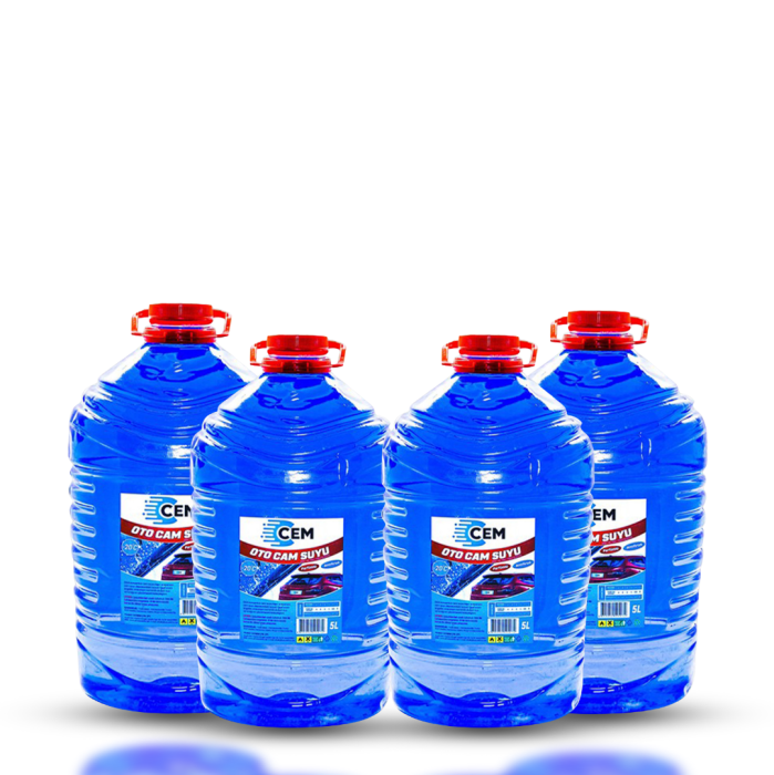 CEM CAR CARE Cam Suyu Antifriz İçerikli -20 5 LT 4Lü Avantaj Paket