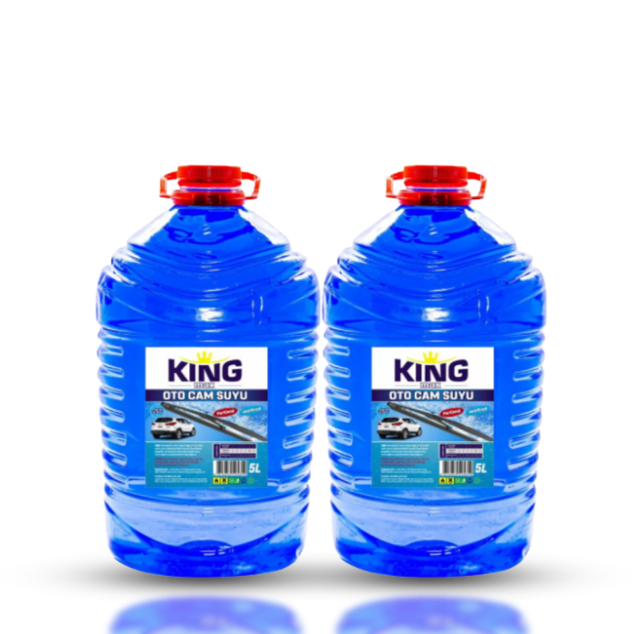 KING MAX Cam Suyu 5 LT Antifriz İçerikli -20 Derece 2Li Avantaj Paket