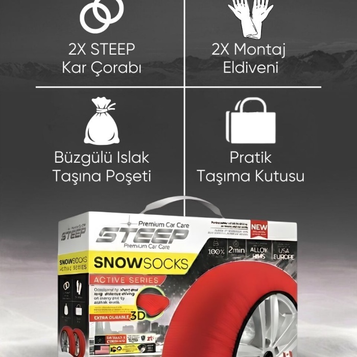 STEEP Kar Çorabı - Active Series M