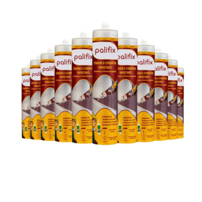 Polifix 4 Adet Strafor Kartonpiyer Yapıştırıcı Çok Amaçlı Yapıştırıcı 450gr