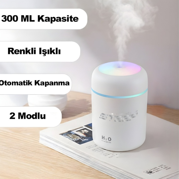 STEEP Ultrasonik Hava Nemlendirici Buhar Makinesi Ve Aroma Difüzörü