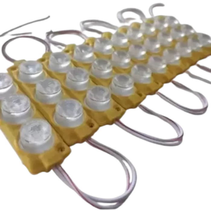 Carub Parmak Led Modül COB Ledli TURUNCU SU GEÇİRMEZ 24 V 10 Adet