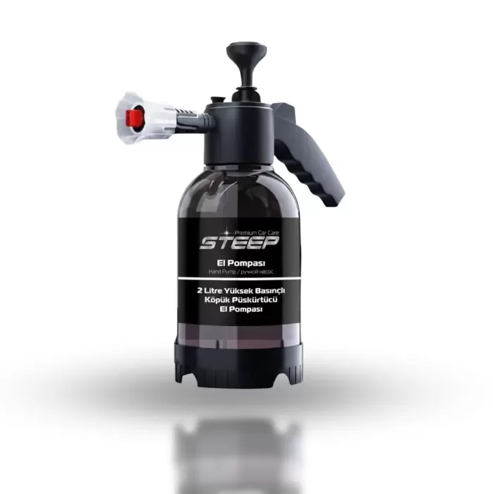 STEEP Yüksek Basınçlı 2 Başlıklı Su & Köpük Pompası 2 Litre Çok Amaçlı Kullanım Su Köpük Püskürt