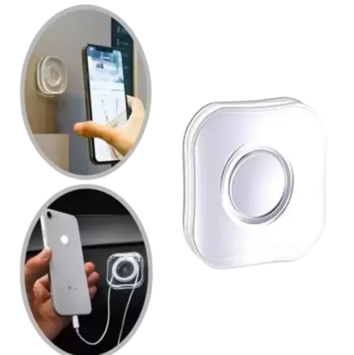 Şeffaf Telefon Tutucu - Araç Içi Telefon Tutucu 1 Adet Silikonlu Yapışkan