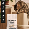 CATBRAVO Aktif Karbonlu Topaklanan Kedi Kumu 5 Lt