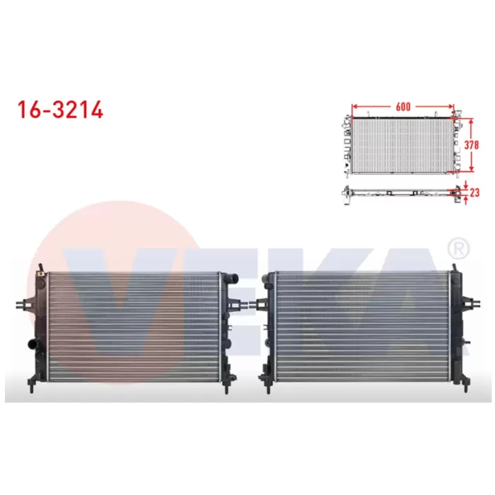 SU RADYATORU MEKANIK OPEL ASTRA G (F69) 1.4 16v M-T AC+/- 1998-2005
