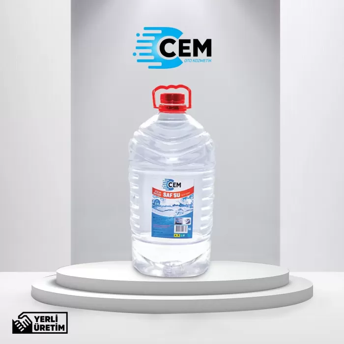 CEM CAR CARE Saf Su Ütü ve Akü Suyu 5 LT