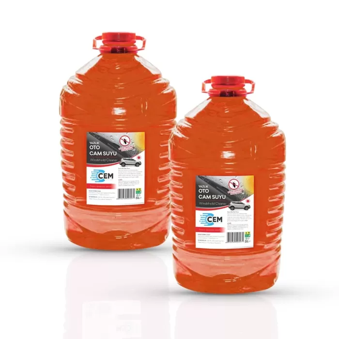 CEM CAR CARE Yazlık Cam Suyu 5 LT 2Li Avantaj Paket