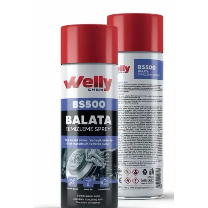 WELLY CHEM BS400 BALATA SPREYİ 500ML WLC-081