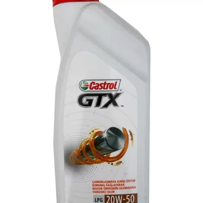 CASTROL MOTOR YAĞ 20W50 1 LT GTX LPG 15E614