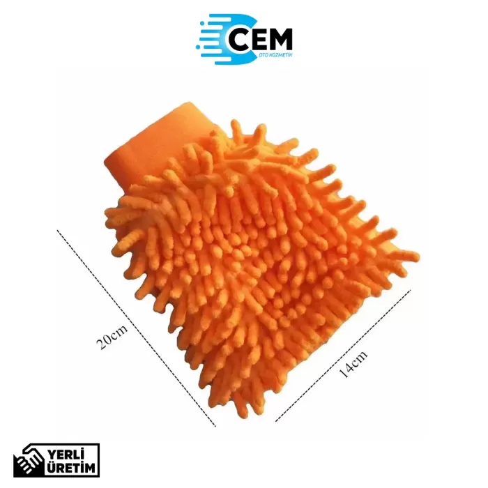CEM CAR CARE Mikrofiber Yıkama Ve Pasta Eldiveni