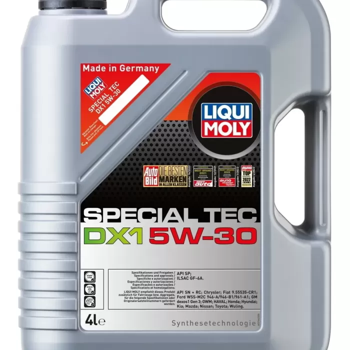 MOTOR YAĞI (API SP) (LSPI) SPECİAL TEC DX1 5W-30 4LİTRE LM20968