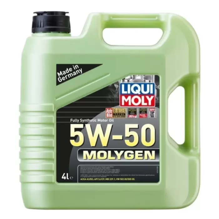 MOTOR YAĞI (API SJ) TAM SENTETİK MOLYGEN 5W-50 4LİTRE LM2543