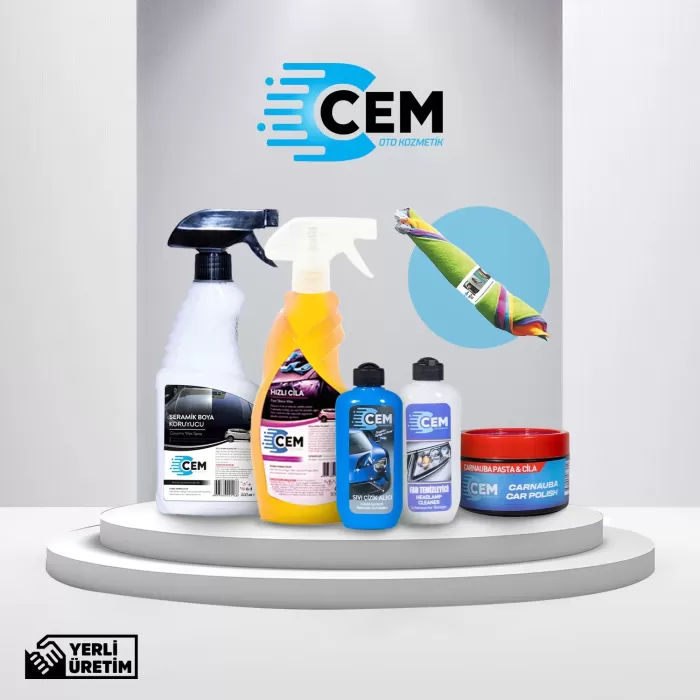 CEM CAR CARE Oto Boya Koruma&Parlaklık Dış Bakım Seti