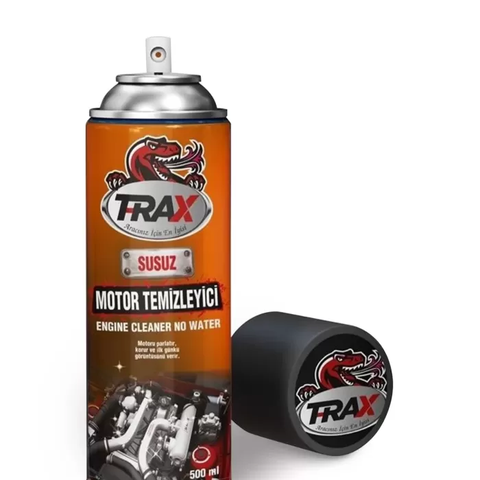Trax Susuz Motor Temizleme Spreyi Motor Temizleyici Motor Parlatıcı Sprey Aerosol Sprey 50