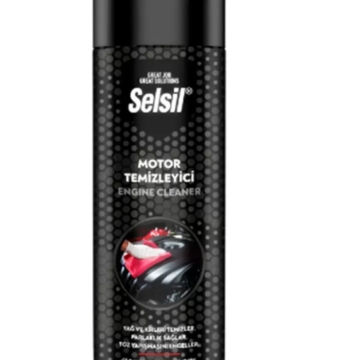 Selsil Susuz Motor Temizleme Spreyi Motor Parlatıcı Sprey 500 Ml