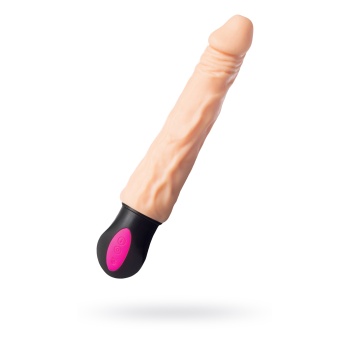 A-Toys by TOYFA Isıtmalı Realistik Vibratörü, TPE, Ten, 25 cm