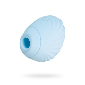 Qli by Flovetta Scalldan vakum dalgası klitoral uyarıcı , silikon, mavi, 6 cm