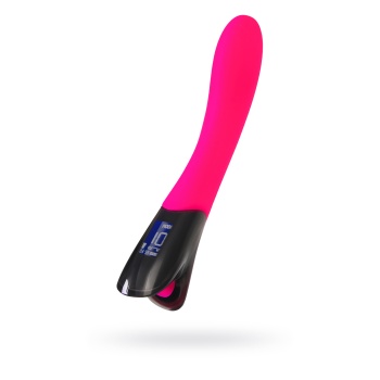 Vibrator eroTeq Mecawn, silicone, pink, 20.5 cm