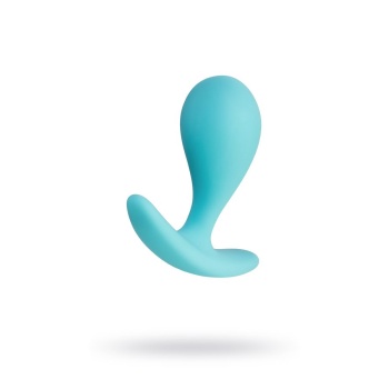Tek Boğumlu Çapalı Mini Anal Tıkaç 5.5cm - Mavi