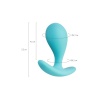 Tek Boğumlu Çapalı Mini Anal Tıkaç 5.5cm - Mavi