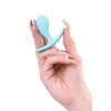 Tek Boğumlu Çapalı Mini Anal Tıkaç 5.5cm - Mavi