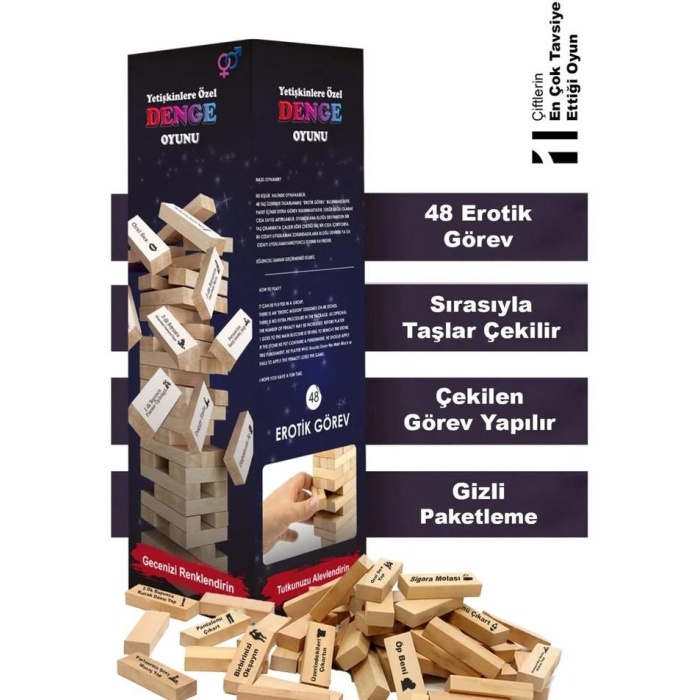 Yetişkin Jenga Oyunu