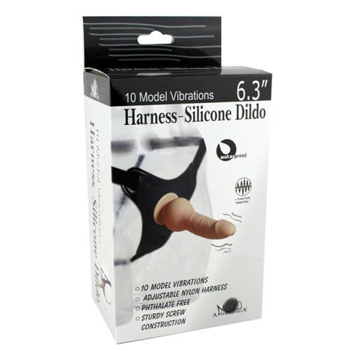 Harness Silikon Dildo MOR renk