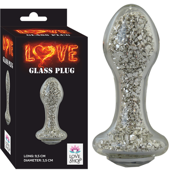 LOVE GLASS PLUG