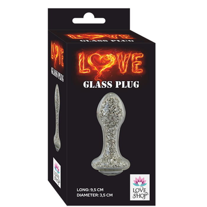 LOVE GLASS PLUG