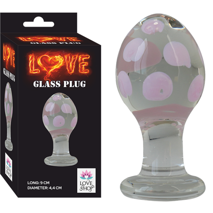 LOVE GLASS PLUG