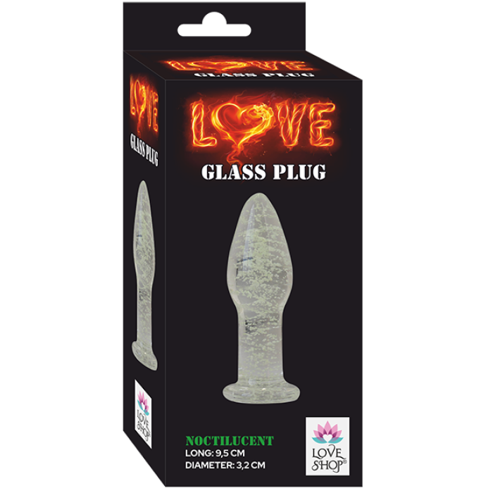 LOVE GLASS PLUG