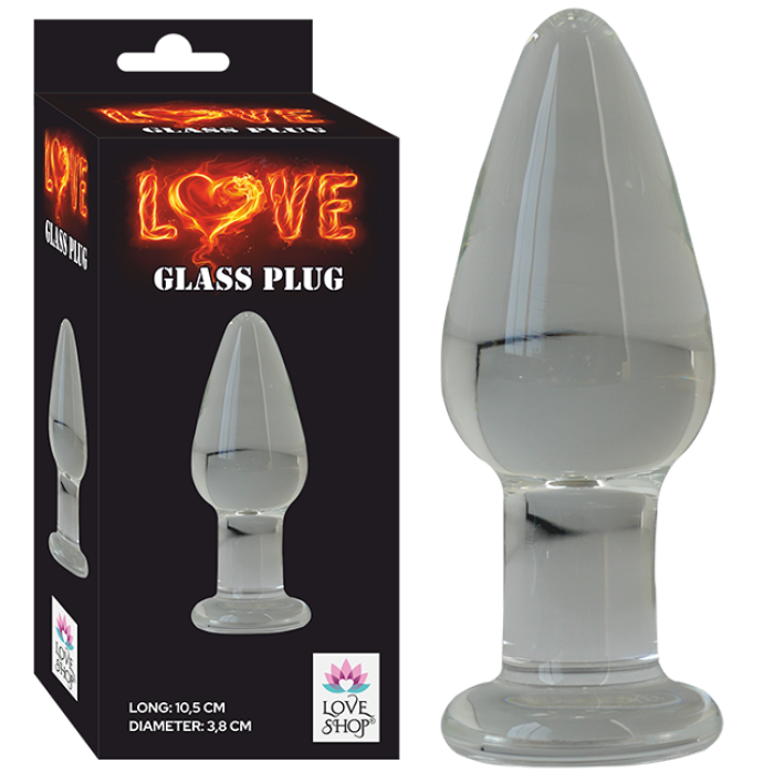 LOVE GLASS PLUG