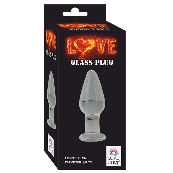 LOVE GLASS PLUG
