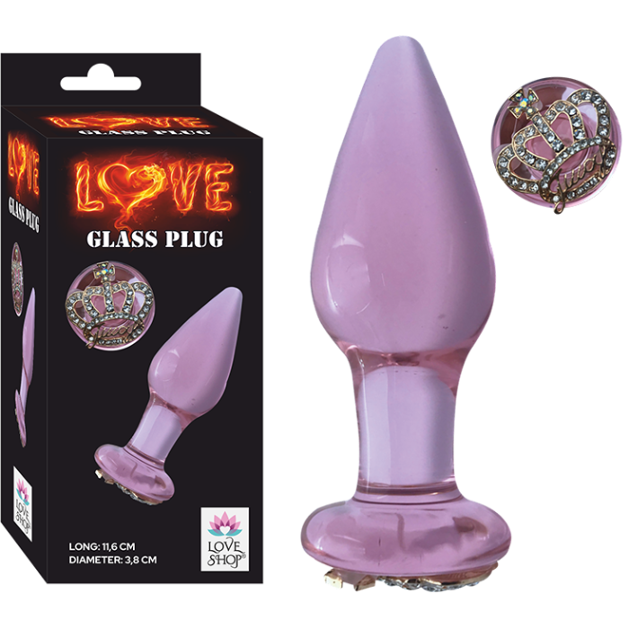 LOVE GLASS PLUG