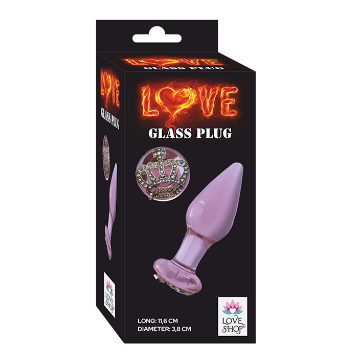 LOVE GLASS PLUG