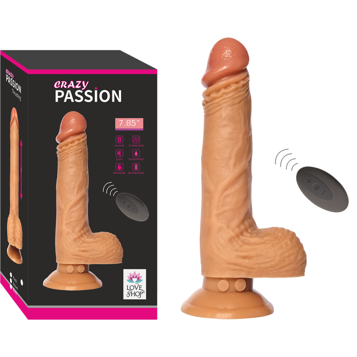 CRAYZ YUKARI AŞAĞI ROTASYONLU SİLİKON VİBRATOR