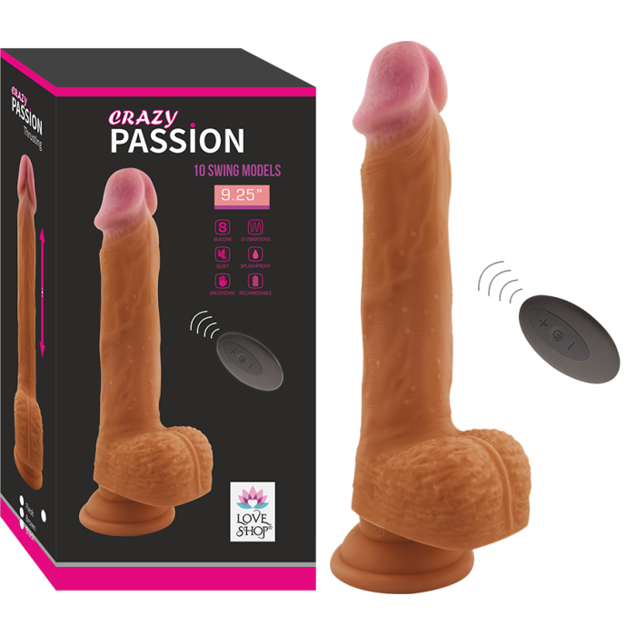 CRAYZ 360 DERECE ROTASYONLU SİLİKON VİBRATOR
