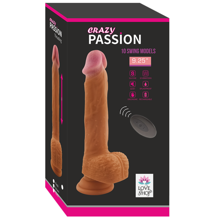 CRAYZ 360 DERECE ROTASYONLU SİLİKON VİBRATOR