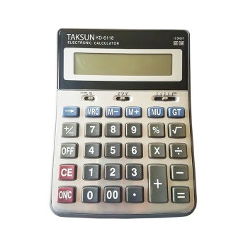 12 HANELİ HESAP MAKİNESİ TS-6118 (5460)