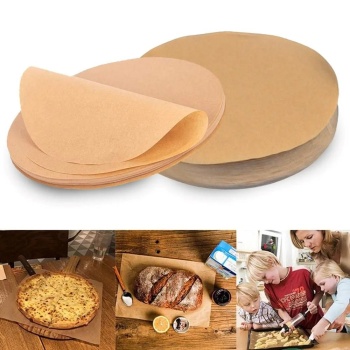 50 Adet Air Fryer Pişirme Kağıdı Yağ Geçirmez  21,5 cm Yuvarlak Model XXL Model Uyumlu (5460)