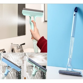 4 in 1 Spreyli Çek Çekli Camsil ve Fırça Aparatı (5460)