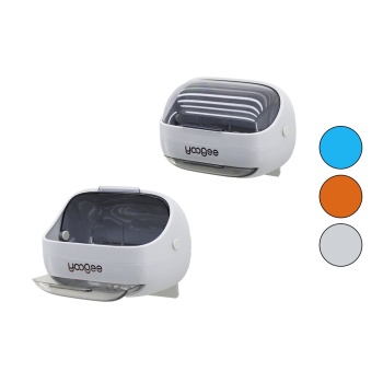 LÜX KATI SABUNLUK RENKLİ PLS MİKA KRİSTAL AÇ-KAPA PENCERELİ - ATIK SU ÇEKMECELİ YAPIŞKANLI MONTAJ (5460)