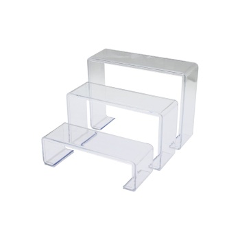 POŞETLİ 3 BOY MERDİVEN TEŞHİR AYAK YÜKSEKLİK: 6-11.5-16.5CM DERiNLİK: 6.5CM EN: 19.5-20.5-21.5CM (5460)