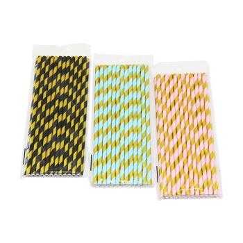 25 ADET KAĞIT KOKTEYL PİPET  (5460)