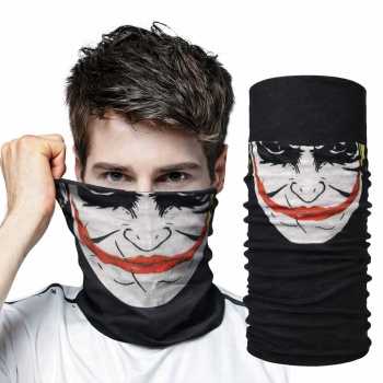 Joker Desenli Çok Amaçlı Buff – Yüz, Boyun ve Bandana Maskesi 5 No (5460)